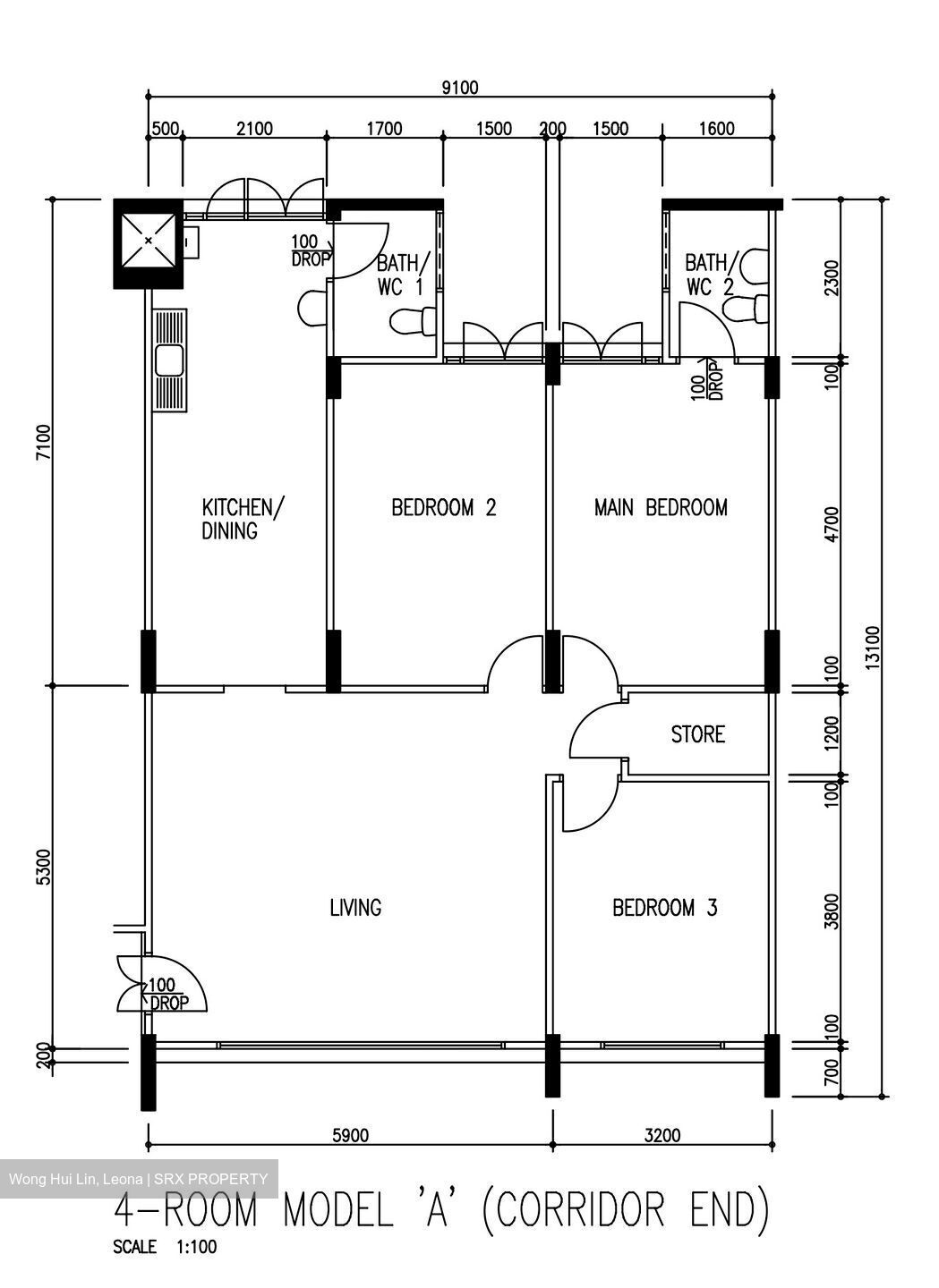 Blk 335 Serangoon Avenue 3 (Serangoon), HDB 4 Rooms #482921621